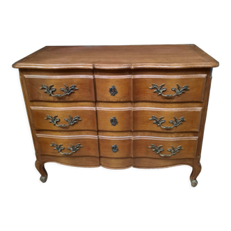 Commode arbalète en chêne