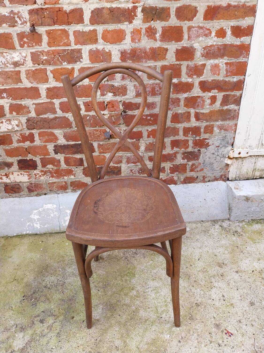 Pair of Luterma bistro chairs