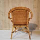 Rattan armchair