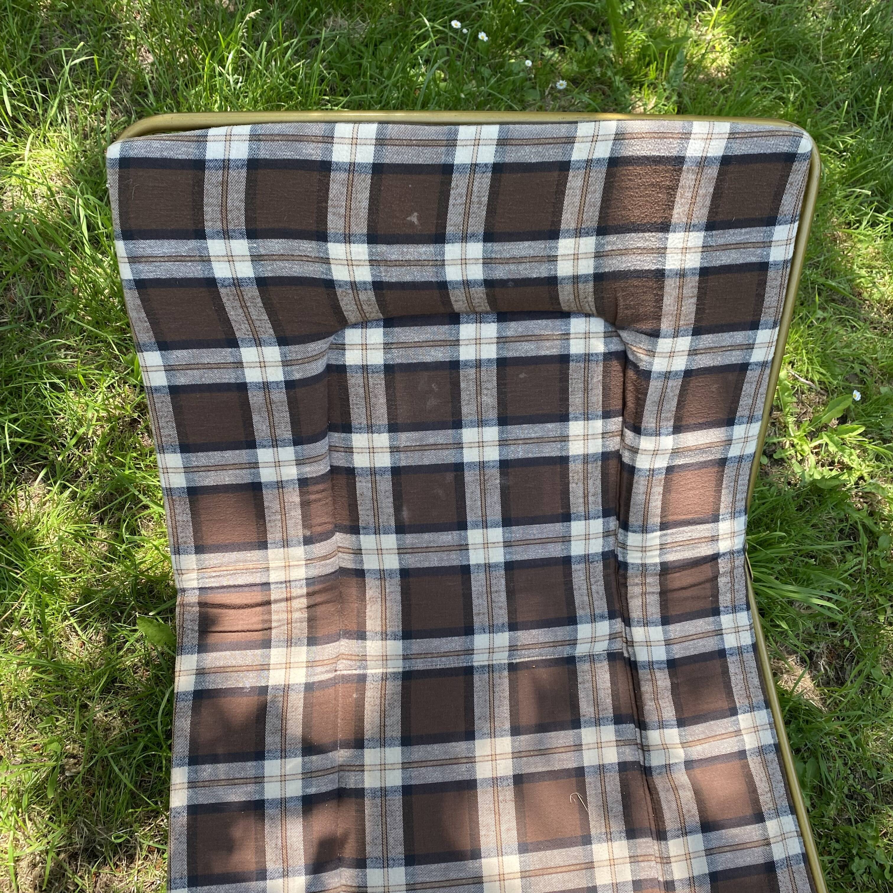 Deckchair, Lafuma camp bed, 70s