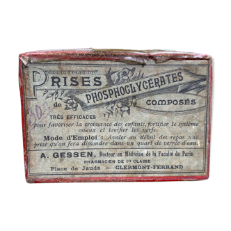 Ancienne boîte à médicaments