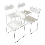 4 chaises Jodi « spaghetti » par Sintesi, Italie 1980