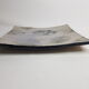 Enamelled sandstone dish with Tilleul leaf prints, 27 cm