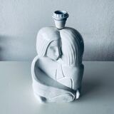 Ceramic entwined couple lamp