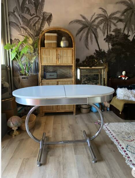 Vintage 70s Formica and chrome table