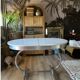 Vintage 70s Formica and chrome table