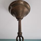 Crystal pendant lamp, Val Saint-Lambert, early twentieth century