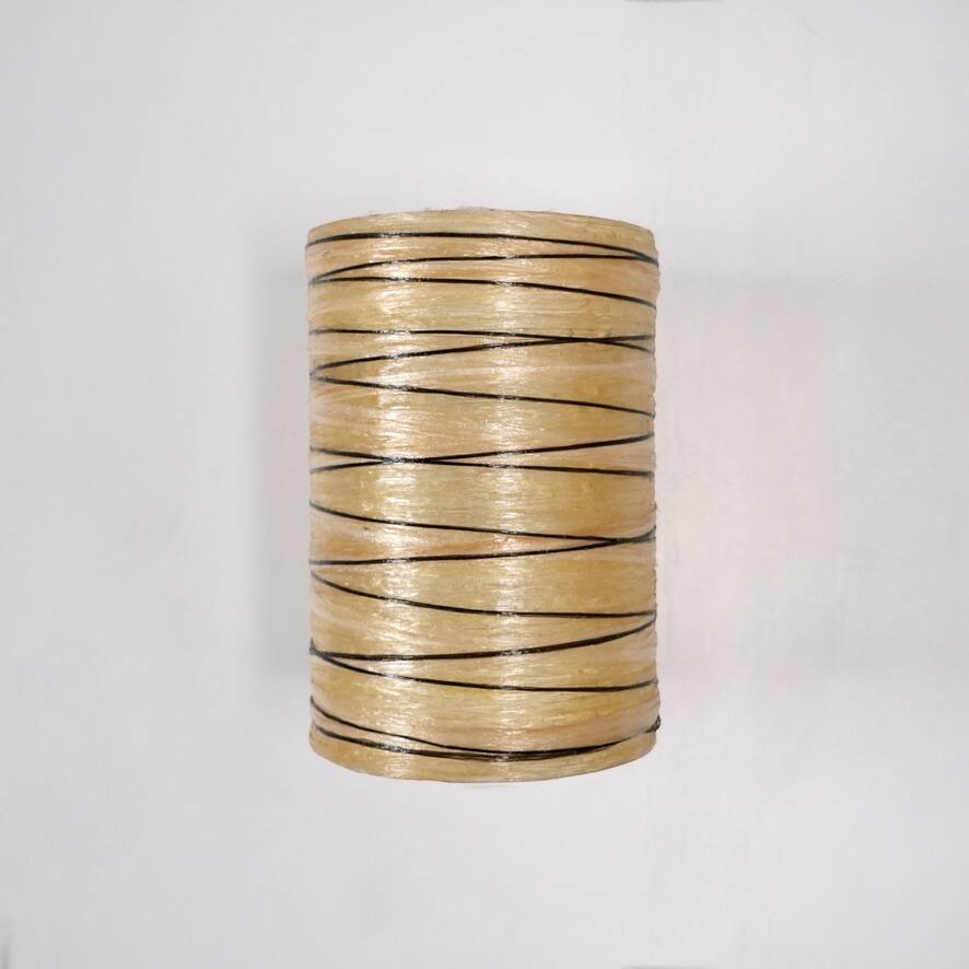 Resin and rope wall light by Accolay, France, 1970s