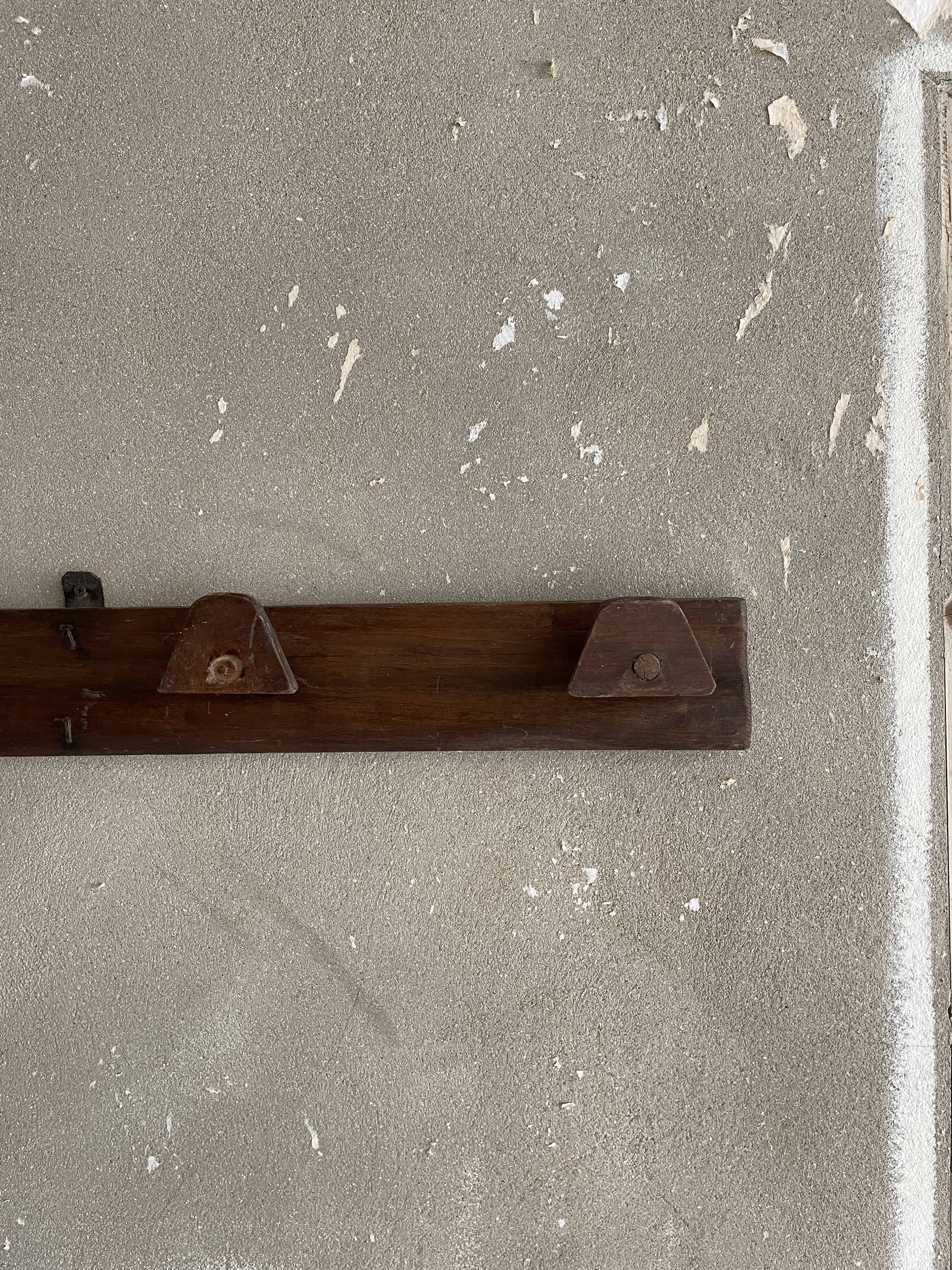Wall coat rack popular work French 40s