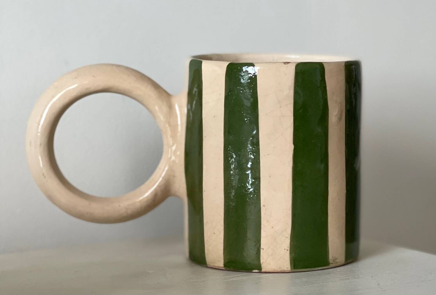 Handmade ceramic mug