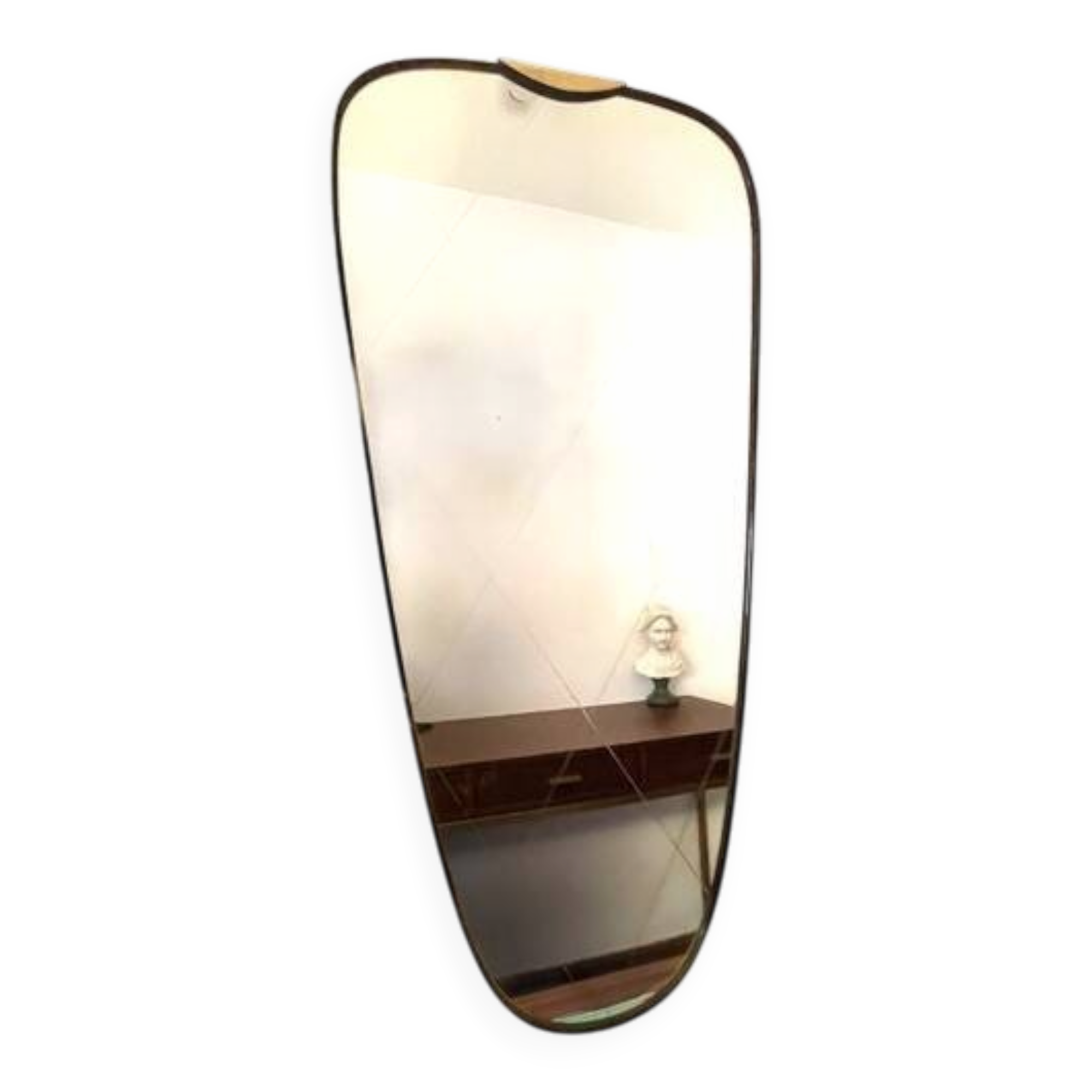 Art Deco mirror brass retro mirror