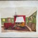 Painting decorative art interior architecture 30-50s