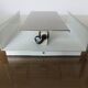 Series of 3 aluminum wall lamps, modernist, minimalist 70s