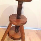 Wooden tripod stool / vintage 60s-70s