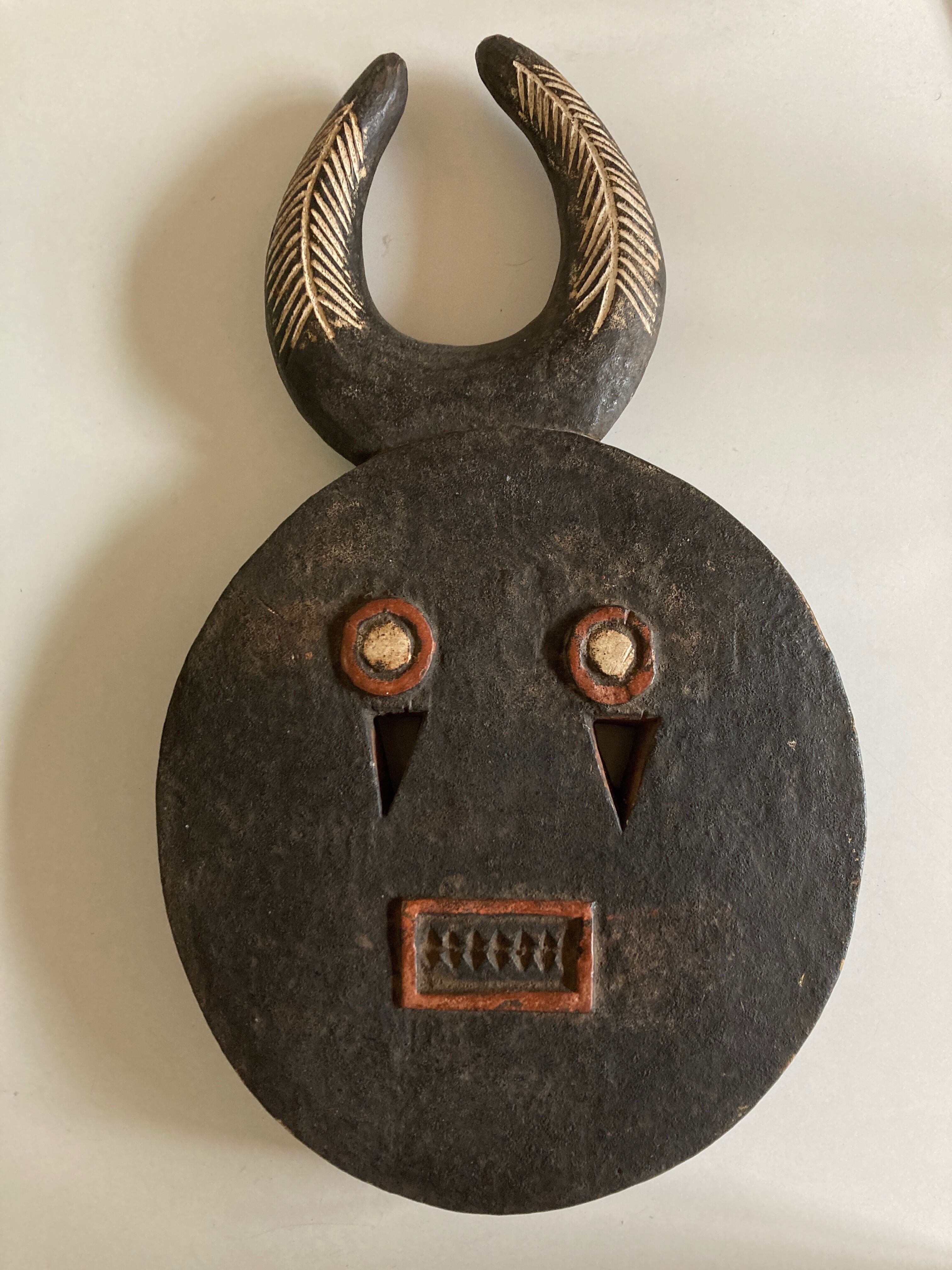 Mask baoulé kplé kplé 1970 ivory coast african art
