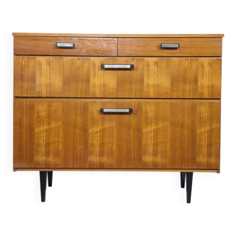 Vintage teak shoe cabinet sideboard Mid-Century Design, 1960s