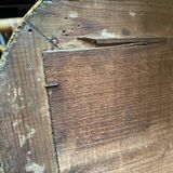 Miroir ancien bois et stuc doré