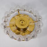 "Snowball" ceiling lamp in blown glass