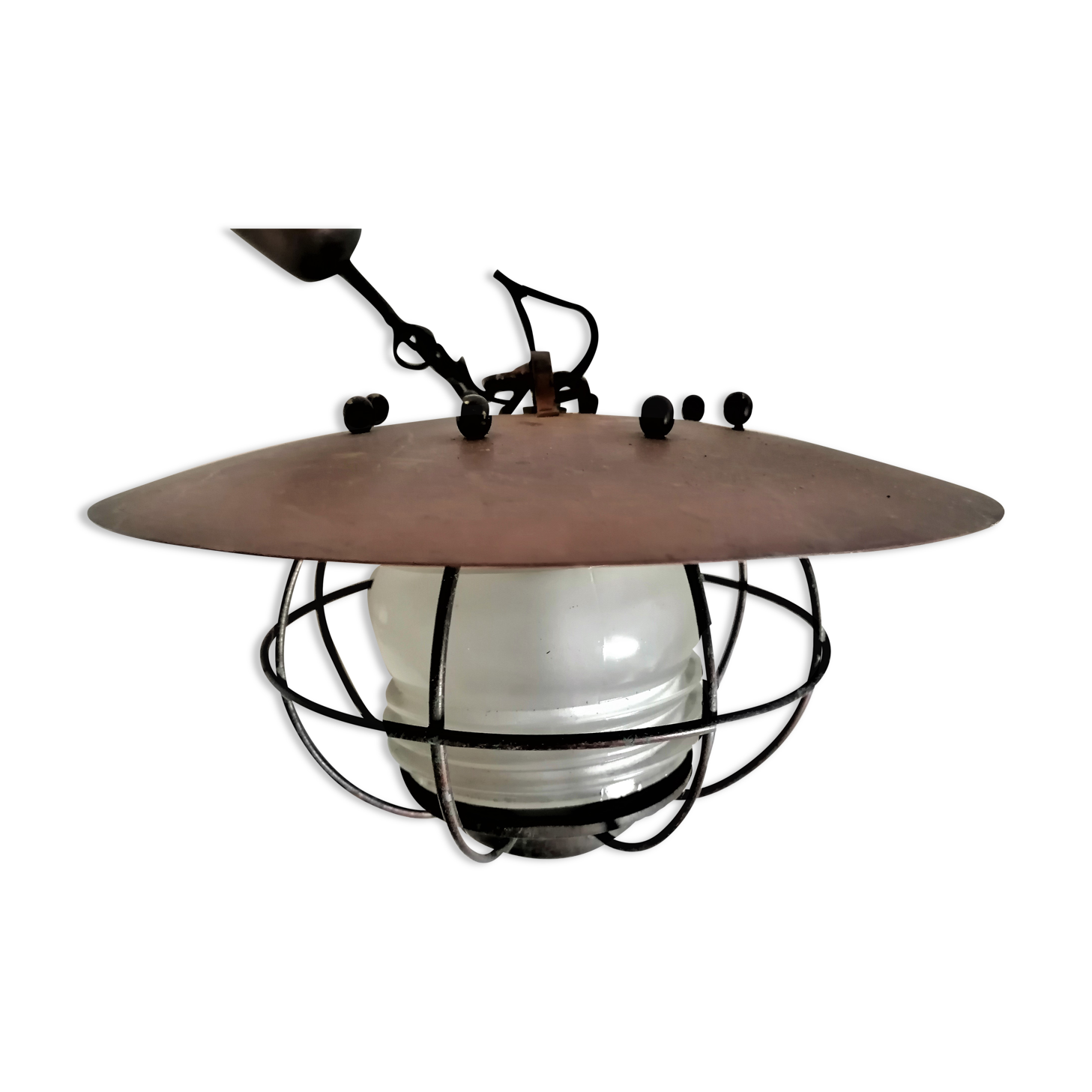 Chandelier mooring lantern ship maritime boat thick glass