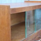 Vintage Secretary in Oak France 1950