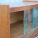 Vintage Secretary in Oak France 1950