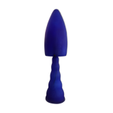 Lampe en verre bleu 1980