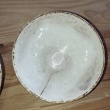 Bowls Faïencerie de Sarreguemines with rose decoration (the two red ones)