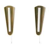 Pair of Erco wall lights, 1950s
