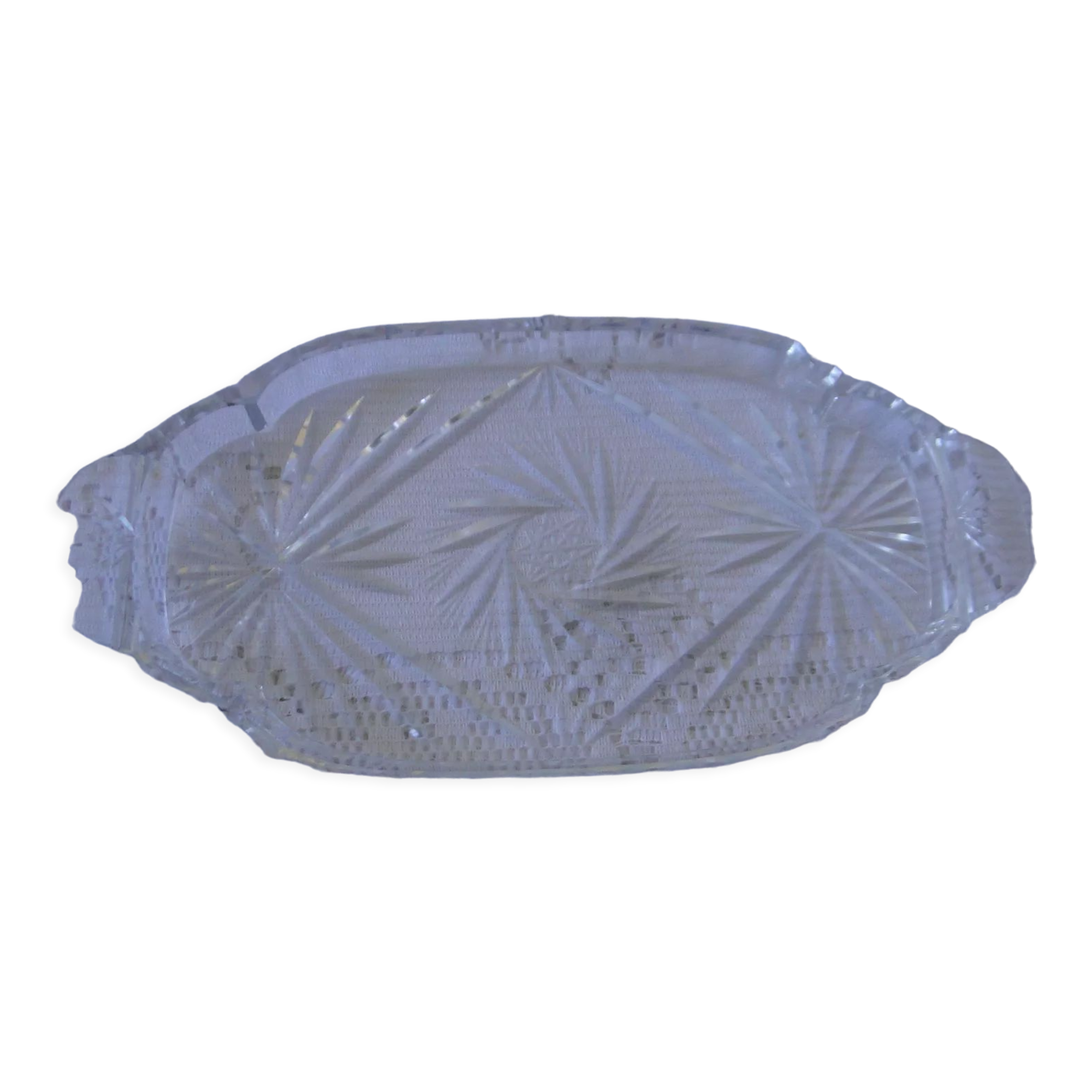 Etched glass top