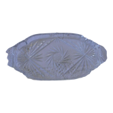 Plateau en verre gravé