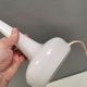 Le Klint Table Lamp, Milky White Opaline Glass, Brass Top, Model 311
