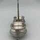Saliere pepper metal silver Louis XV-XVl style rich ornamentation