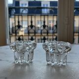 Set of 2 candle holders - Poulignac France