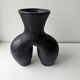 Magnificent Coco Fesse vase in ceramic terracotta Design - 23cm