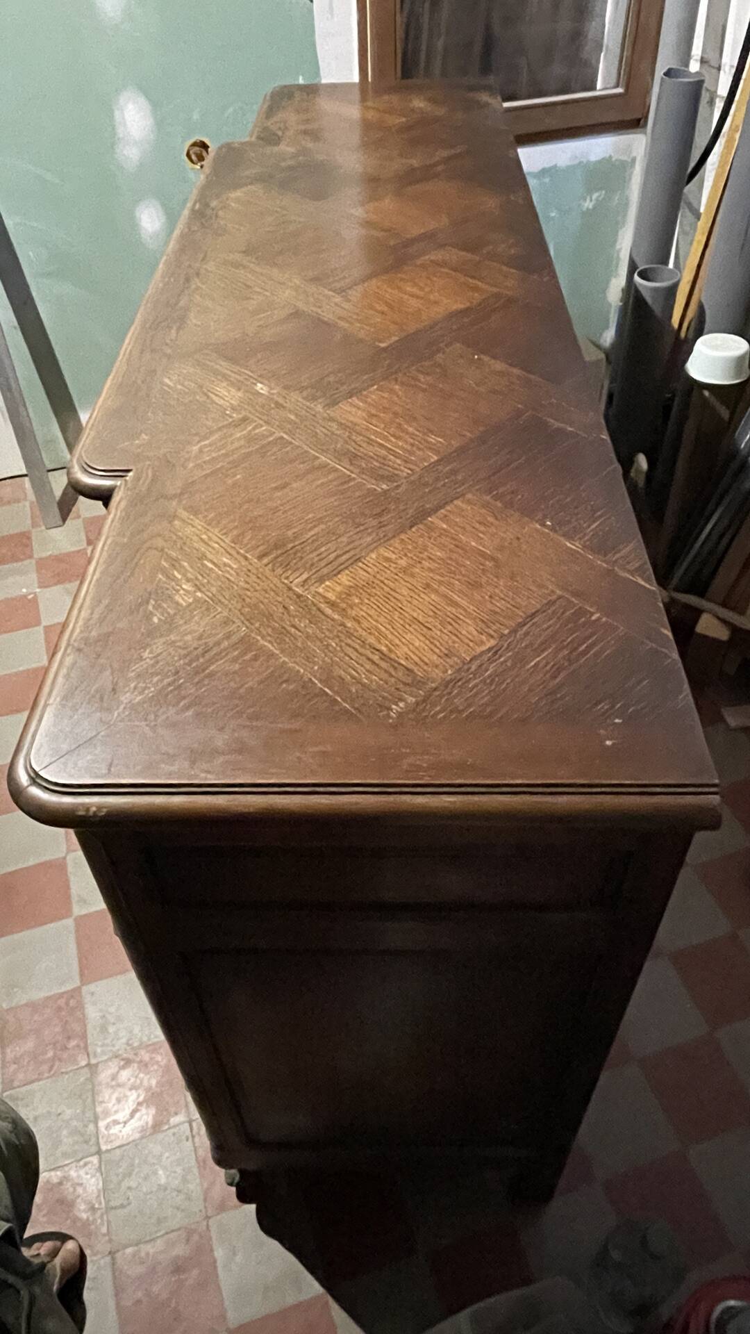 Wooden sideboard