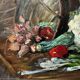 Tableau 1961 "Légumes et litre cassé "signé HG.Schmitt