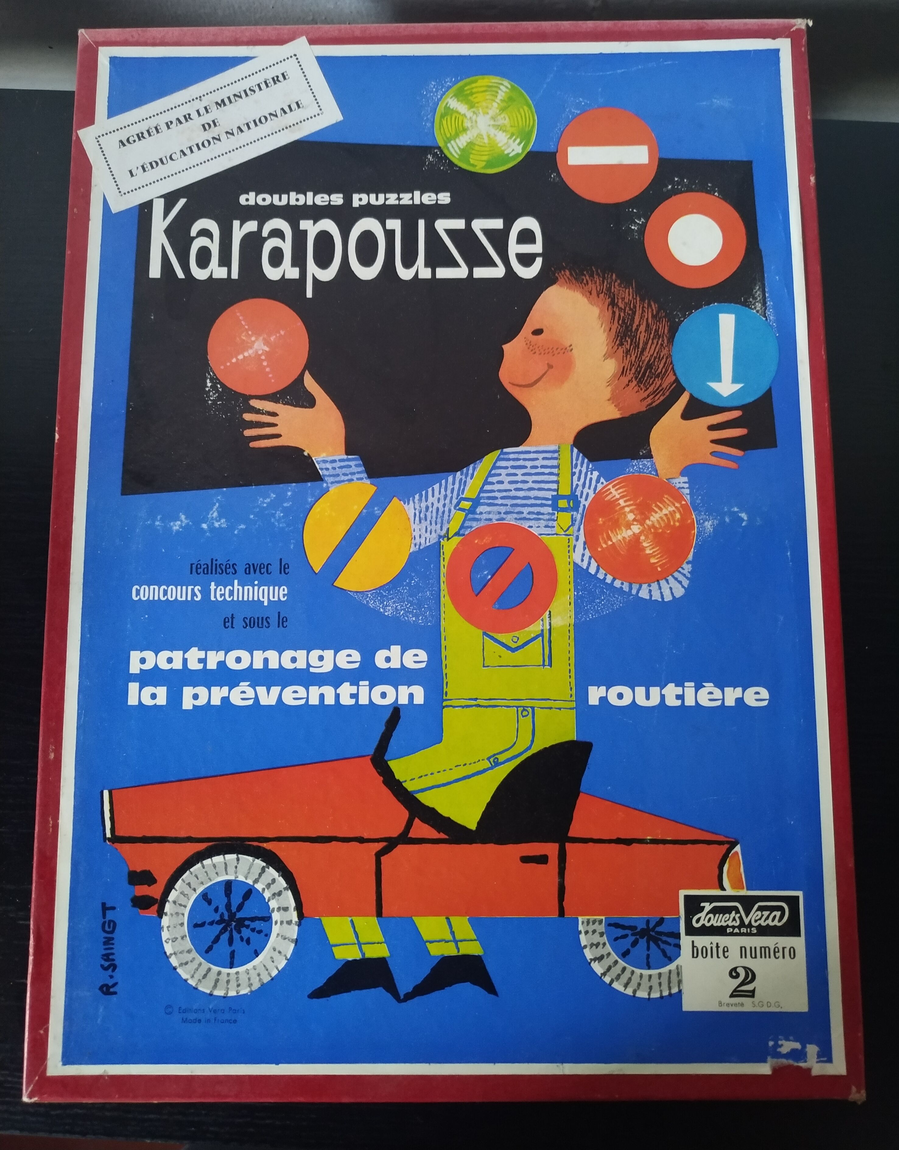 Puzzle vintage Karapousse