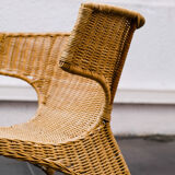 Rattan chaise longue Monika mulder