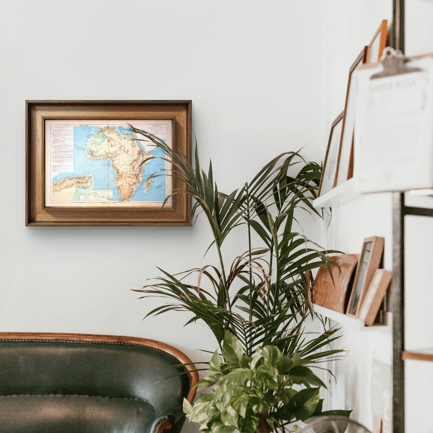 Printed in 1879, map of Africa.