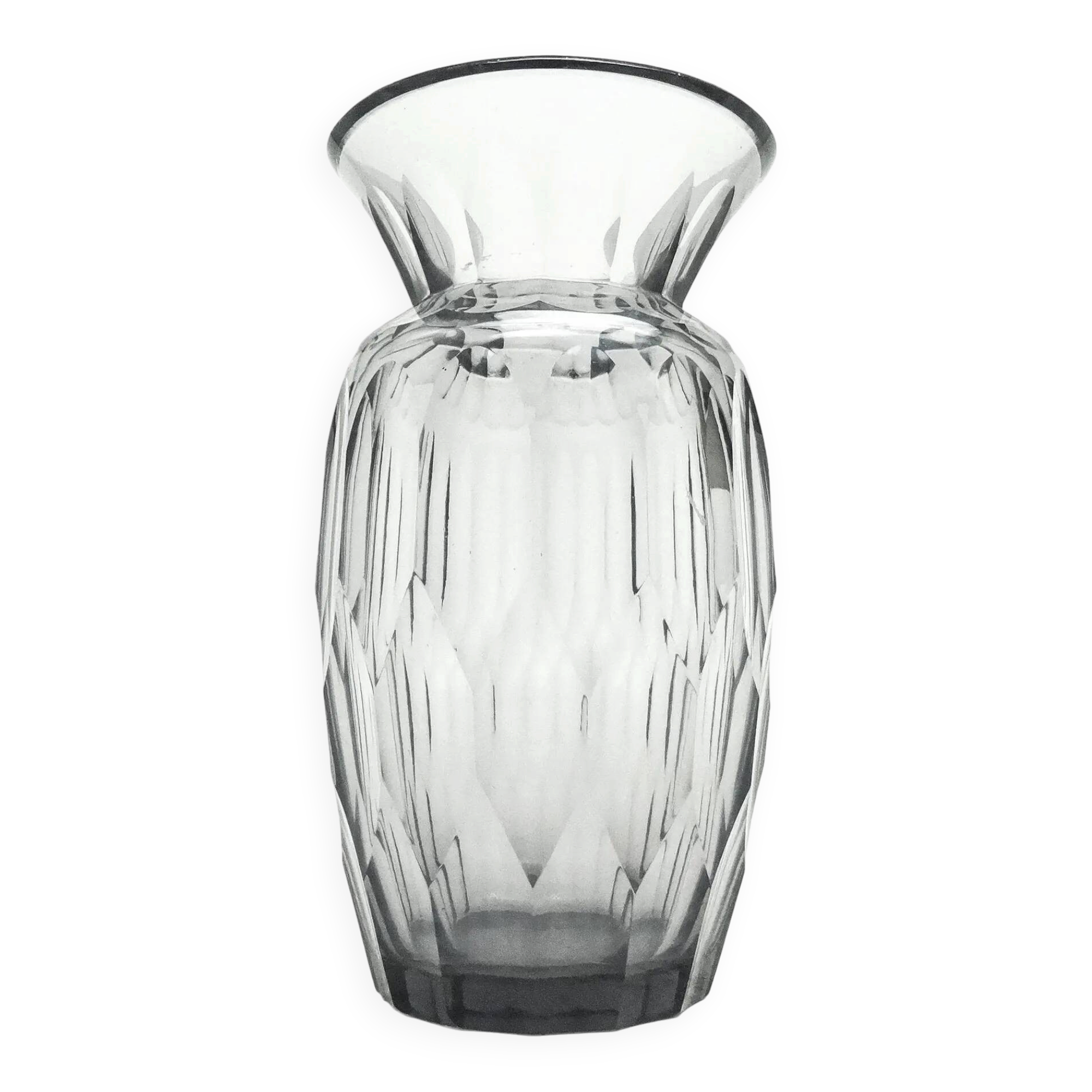 Art Deco vase, crystal, Poland, 1930s