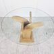 Bamboo dining table by Vivai Del sud, 1970s