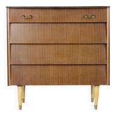 Vintage Midcentury Avalon Chest Of Drawers / Tallboy In Teak.