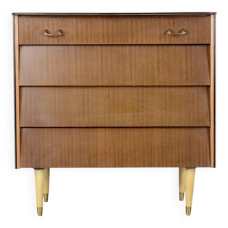 Vintage Midcentury Avalon Chest Of Drawers / Tallboy In Teak.