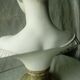 Bust of Josephine de Beauharnais in marble powder, marble base, A.Giannelli