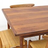 Kurt Ostervig, table à manger en palissandre « Flip Flop »
