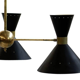 Lustre italien butterfly noir