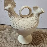 Spanish ceramic rooster pitcher 1980