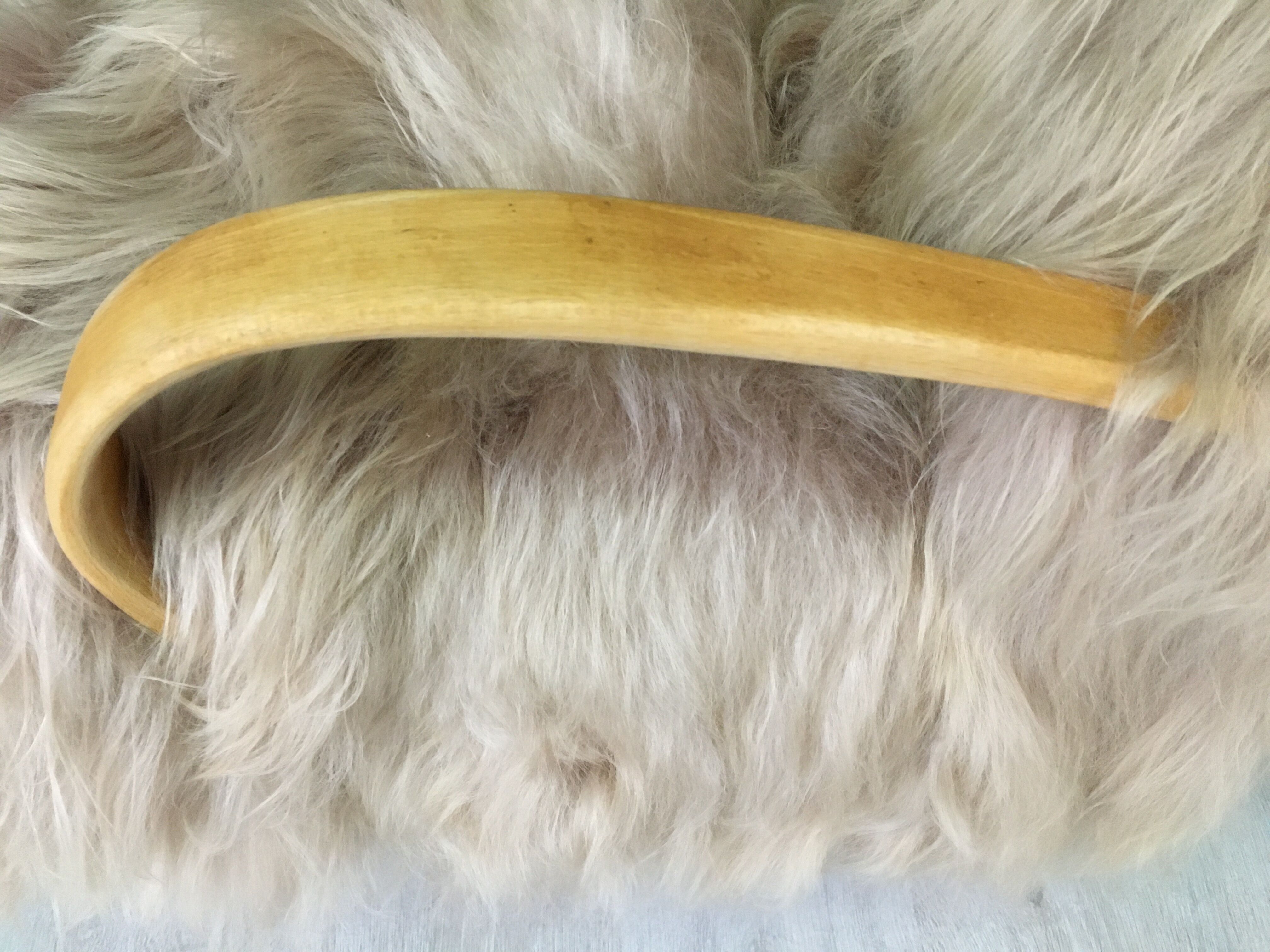 Fauteuil en peau de mouton