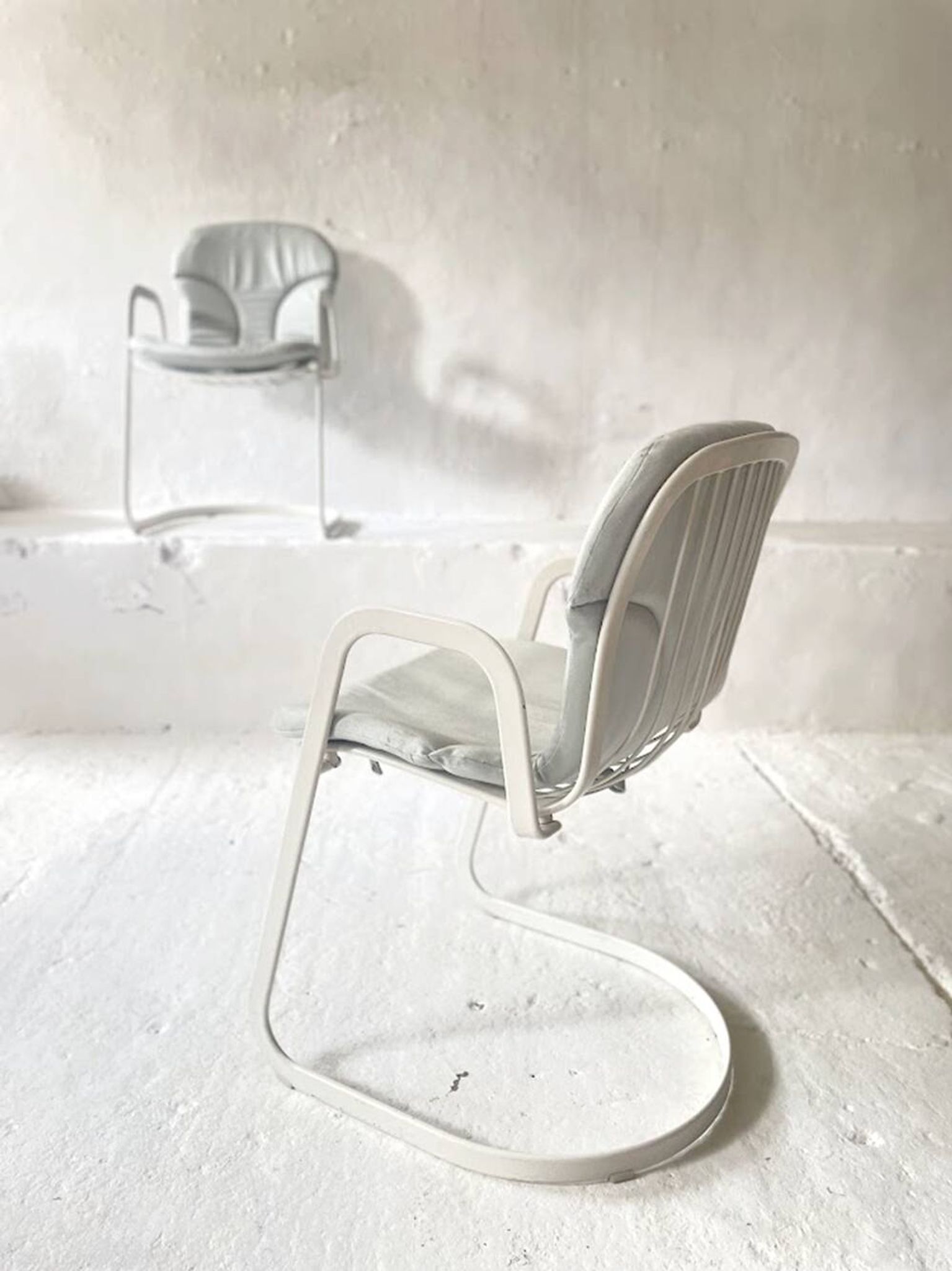 Fauteuil de salle à manger Cidue de Willy Rizzo, Italie, années 1970
