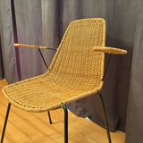 Chair with armrests designed by Gian Franco Legler, Italy, 1950s